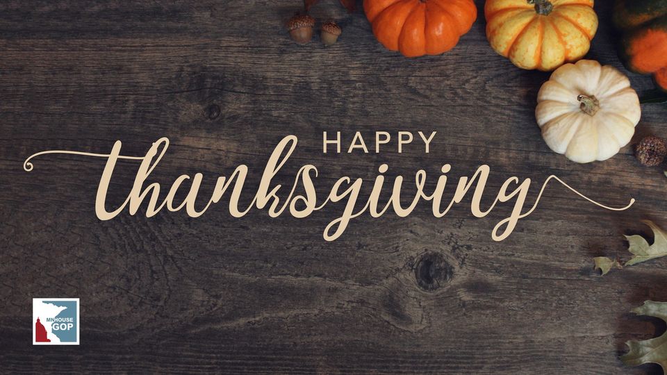 I wish you and your family a very Happy Thanksgiving!