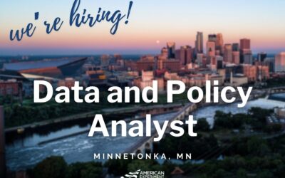 We’re hiring! Data and Policy Analyst