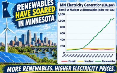 Minnesota’s meteoric rise in renewables, drove up electricity prices